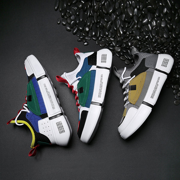 HIKARI X NUKE Mesh/Nubuck Sneakers – Men's Luxury Boutique - X9X™