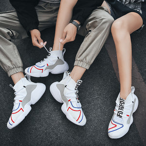 ripple premium mesh high top sneakers