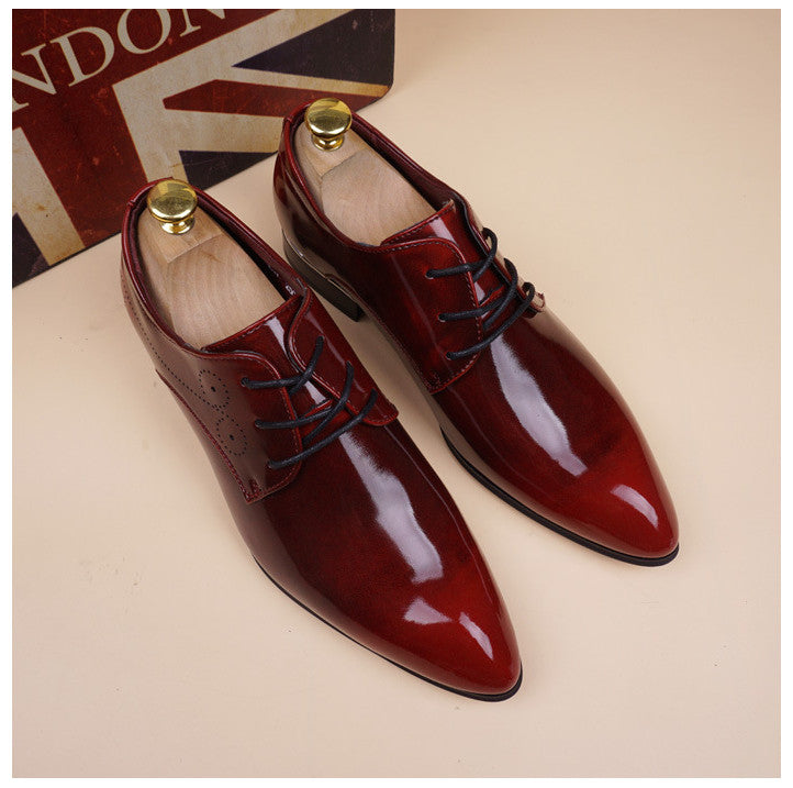 motor recept Riet Luxury Vintage Patent Leather Oxford Dress Shoes – Men's Luxury Boutique -  X9X™