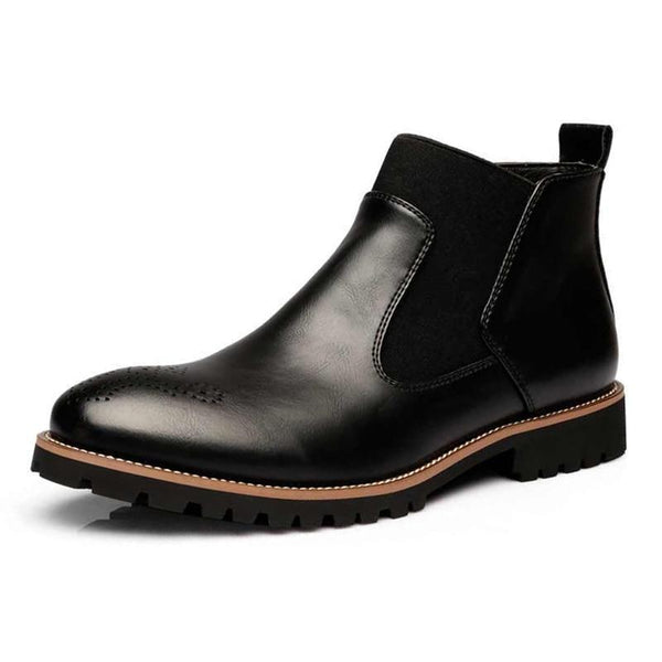 Luxury British Chelsea Leather Boots - 3 Colors – Men's Luxury Boutique ...