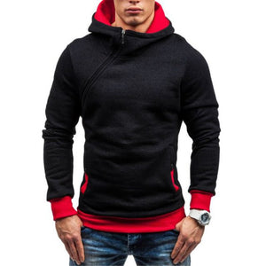 red champion zip up hoodie