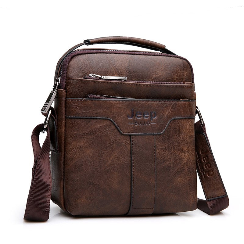 Luxury JEEP Leather Messenger Bag - 3 Colors – Men's Luxury Boutique - X9X™
