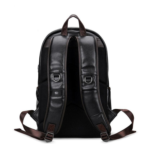 Luxury Leather Waterproof Backpack – Men's Luxury Boutique - X9X™