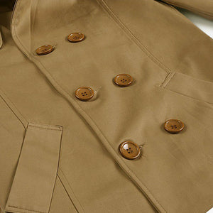 Classic Double Breasted Trench Coat