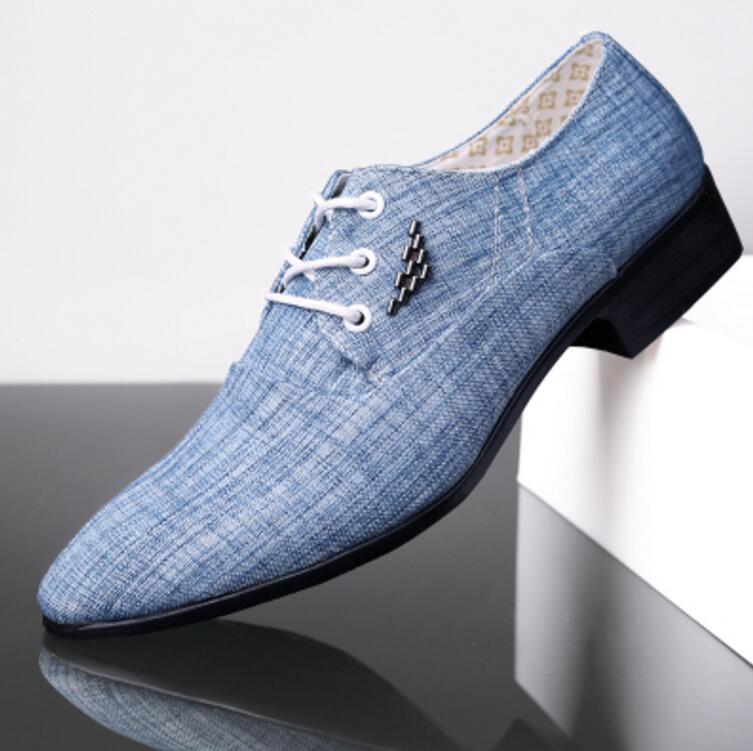canvas formal shoes