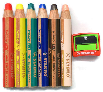 STABILO Woody 3-in-1 of 6 – Colors