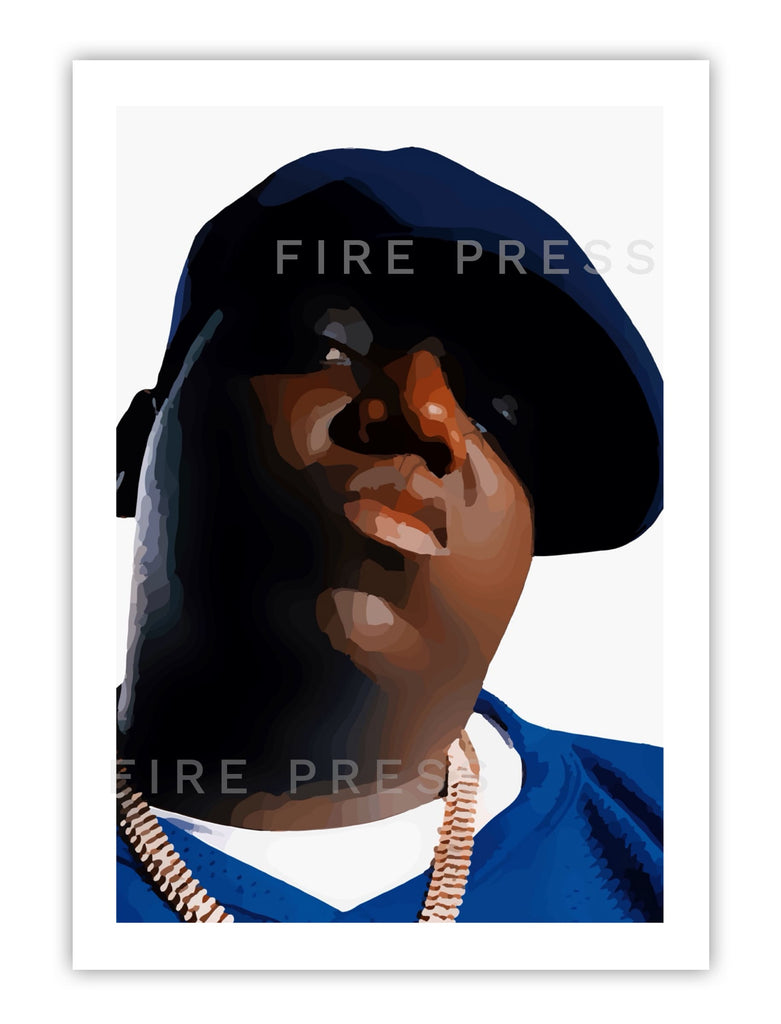 The Notorious B.I.G / Biggie Smalls Lyrics Poster – Fire Press