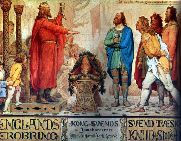 Sweyn Forkbeard and the Jomsvikings at the funeral ale of his father Harald Bluetooth - Northlord