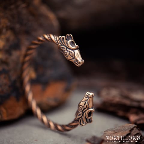 Celtic Bracelet, Deer Bracelet, Fianna, Bronze - Northlord (5)