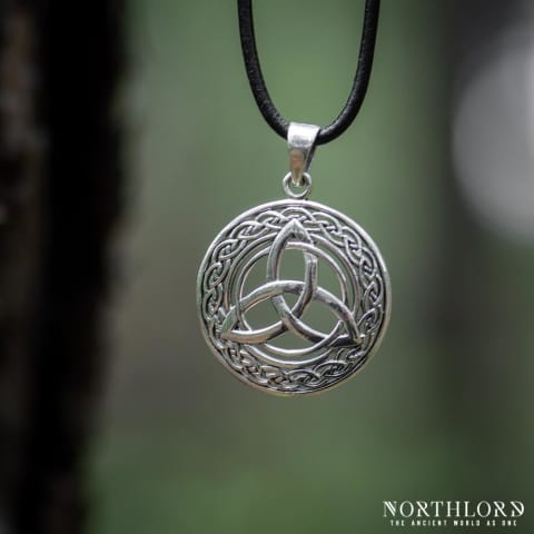 Celtic Style Pendant With Trinity symbol, Streling Silver - Northlord (1)