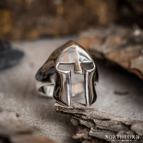 Spartan Helmet Silver Ring - Northlord (2)