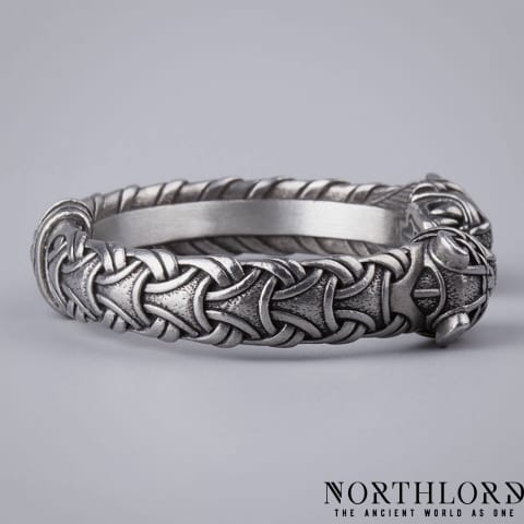 Viking Armring with Dragon heads, Viking jewelry - Northlord