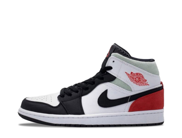 jordan 1 mid se red black toe