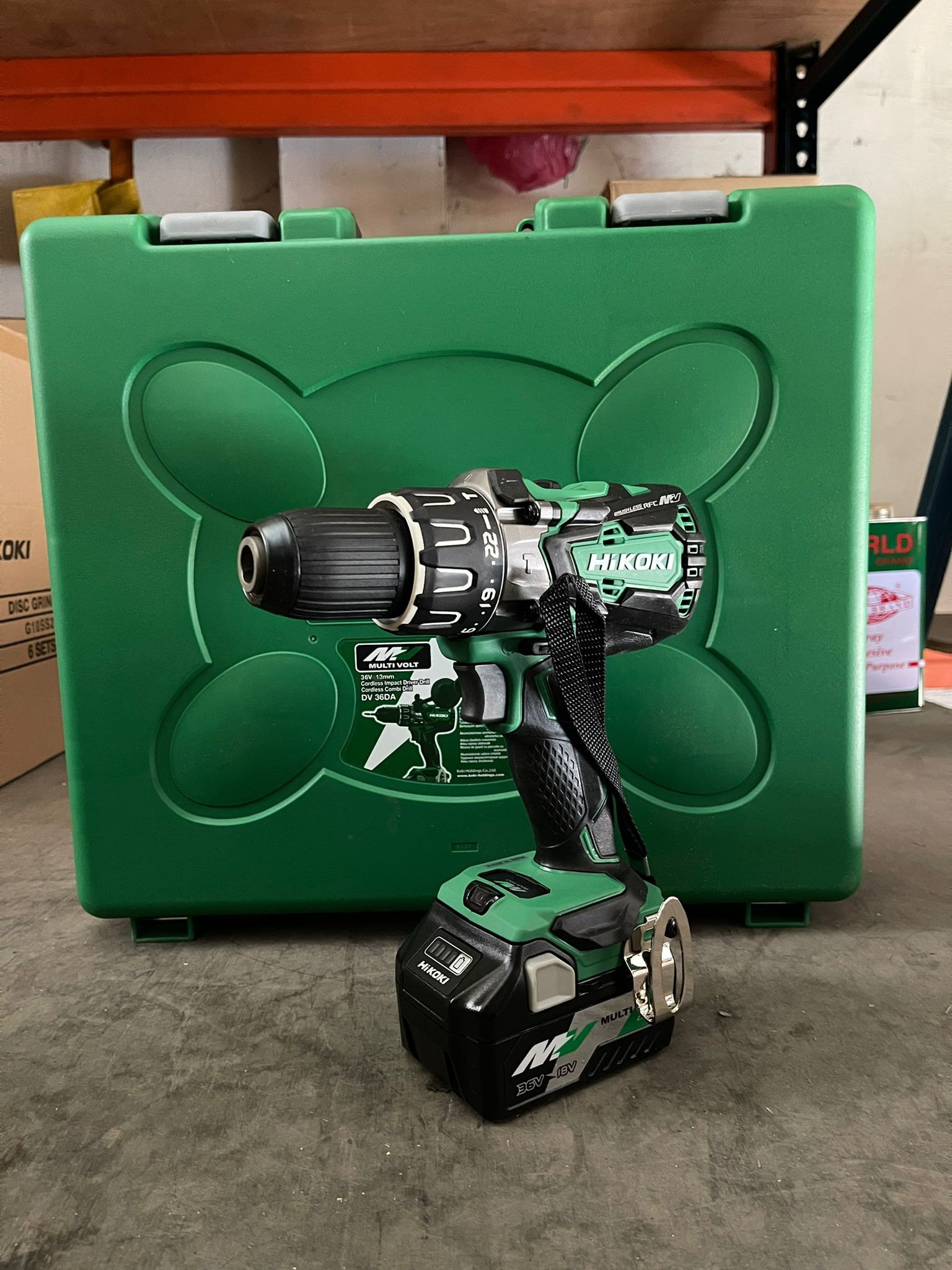 Hikoki 36V Multi Volt Cordless Rotary Hammer Dh36Dpa +Dv36Da | Model : H-DH36DPA-C - Image 4