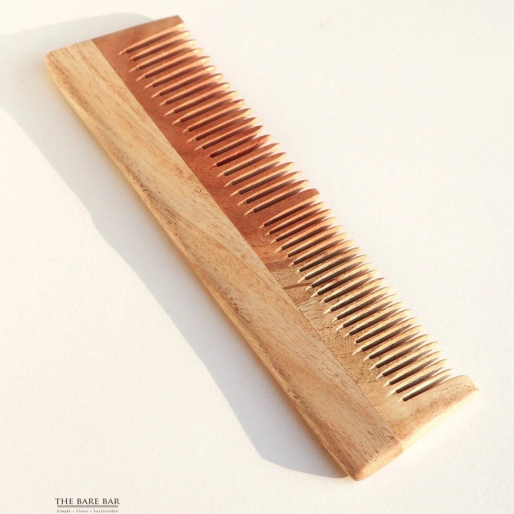 Neem Wood Comb For Dandruff Control and Hair Growth  Riuzable