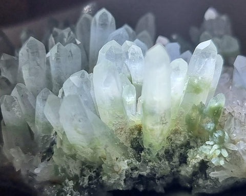 Green Quartz, Phantom in Quartz from Bulgaria