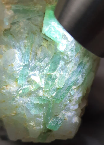 Indicolite Tourmaline Quartz From Brazil