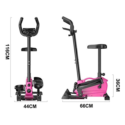 Fyydnr Stepper Pink Elliptical Mini Stepper Under Desk Elliptical