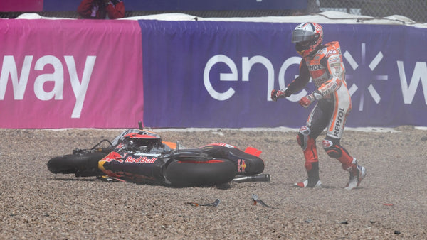 Marc Marquez in the Gravel Trap