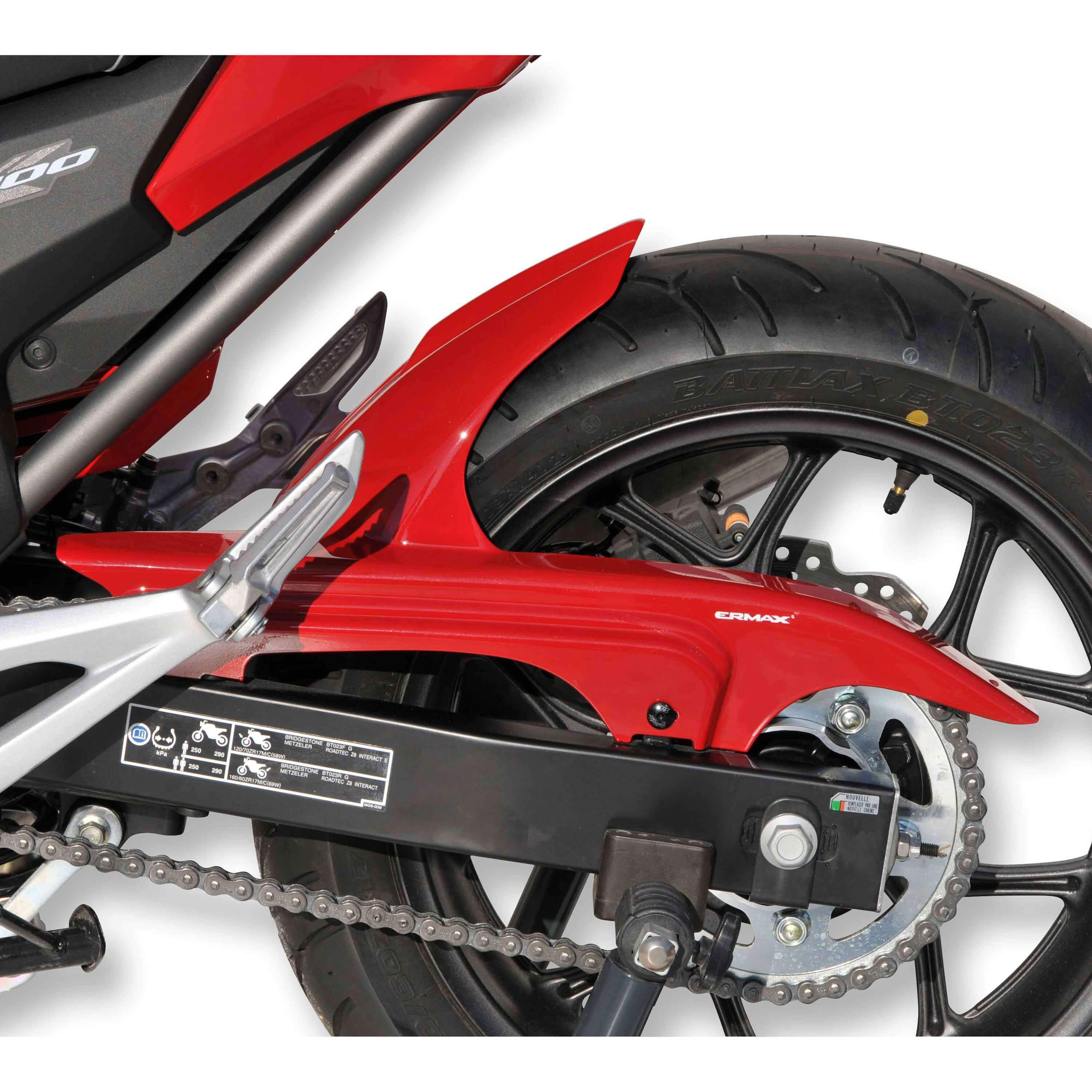 Ermax Hugger | Metallic Burgundy (Candy Arcadian Red) | Honda NC 750 S |  Pyramid Plastics