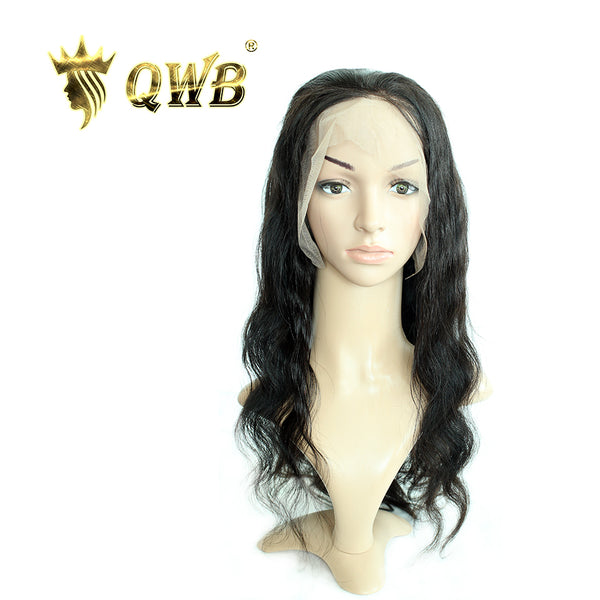 QWB Body Wave13x5 Inch Lace Transparent Front Wig Deep Part