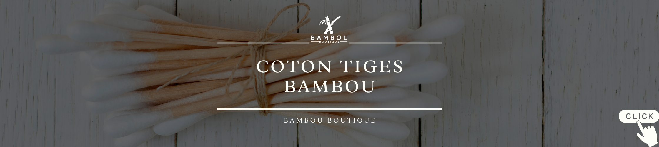 coton-tige bambou