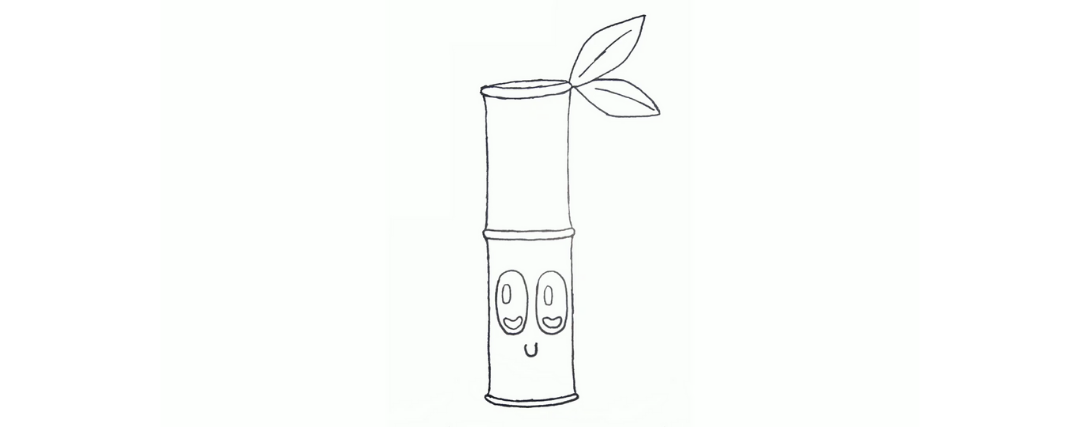 dessin bambou kawaii