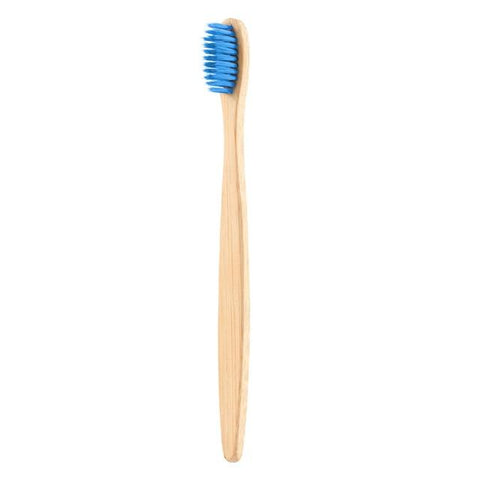 Brosse à dent bambou bleu