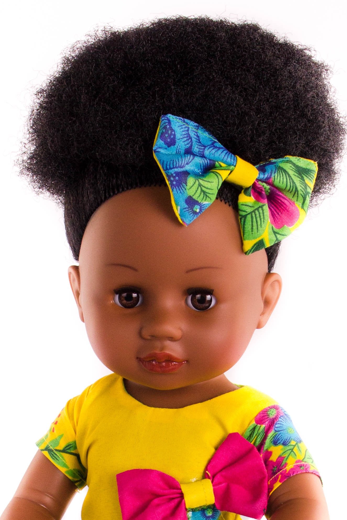 black dolls with afro hair