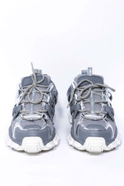 grey chunky sneakers