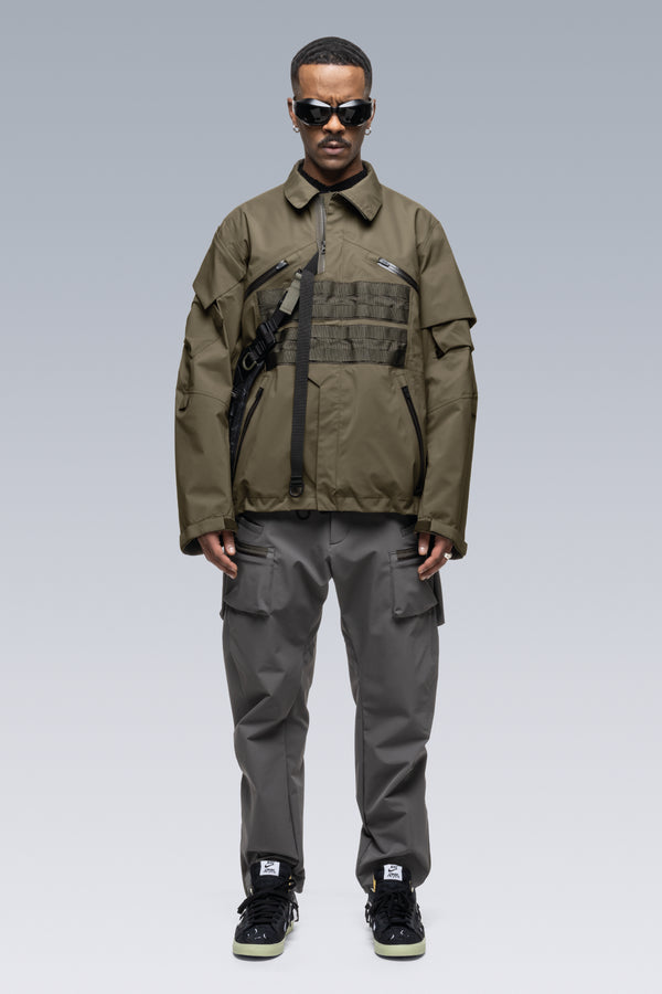 ACRONYM - J111TS-CH Micro Twill Tec Sys Jacket - Schwarzgrün 