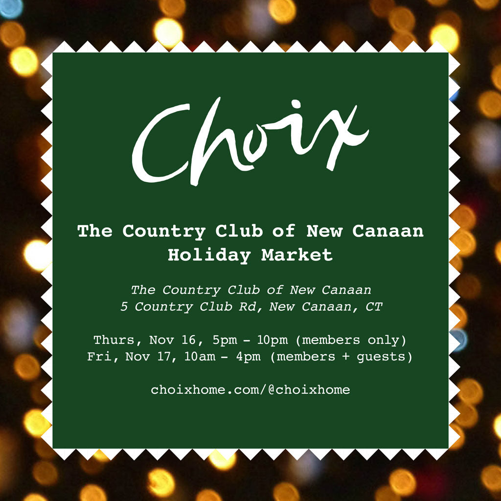 invitation to Choix trunk show at the Country Club of New Canaan
