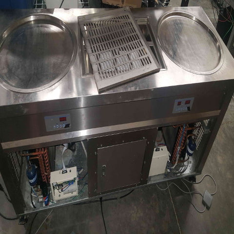 Repair of Kolice brand fried ice cream roll machines