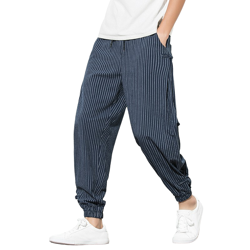 Vertical Stripe Harem Pants – Streetpit