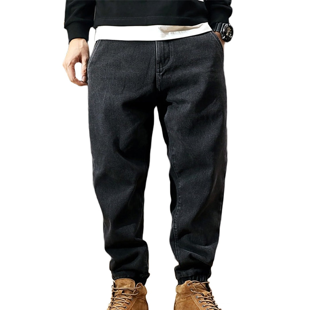 Thick Baggy Denim Joggers – Streetpit