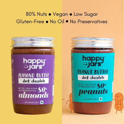 high protein chocolate peanut butter and almond butter for weightloss and low calorie diets