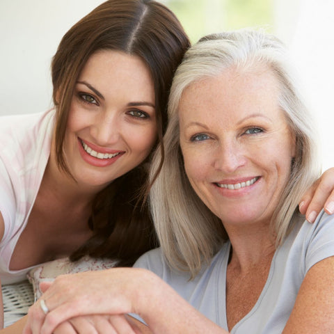 Photo showing two women who eat protein for everyday strength