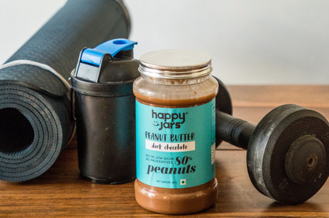 Happy Jars High Protein Dark Chocolate Peanut Butter