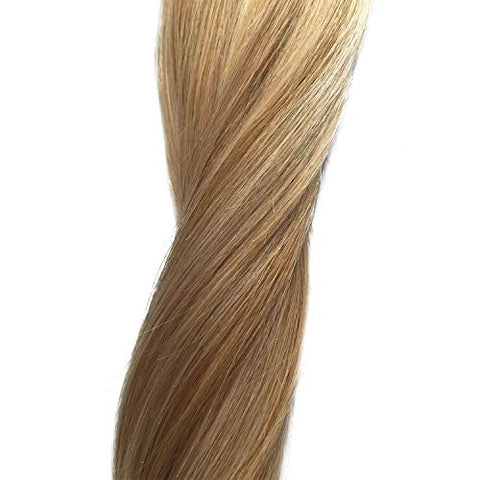 24 Inch Tape Hair Extensions Remy Human Hair Strawberry Blonde To