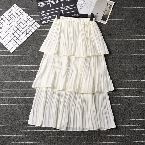 white summer skirts