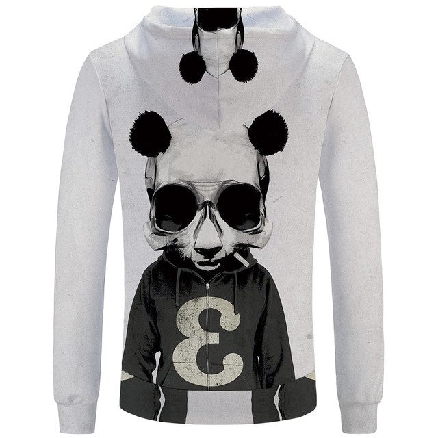 skull hoodie mens