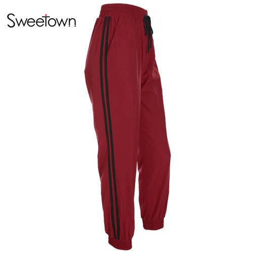 plus size high waisted joggers