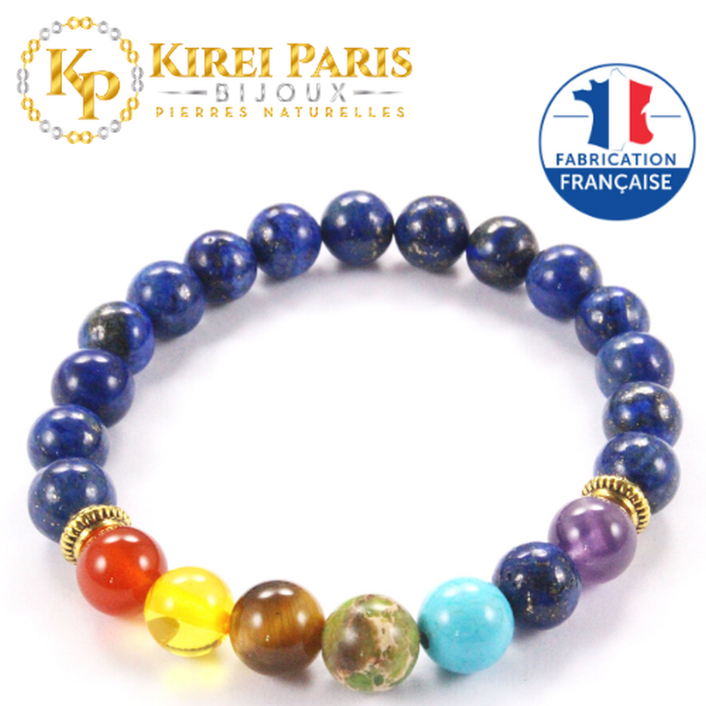 Jewellery Watches Bracelet 7 Chakra 02 Pierre De Lave Equilibre Harmonie Esprit Conscience Fashion Jewellery