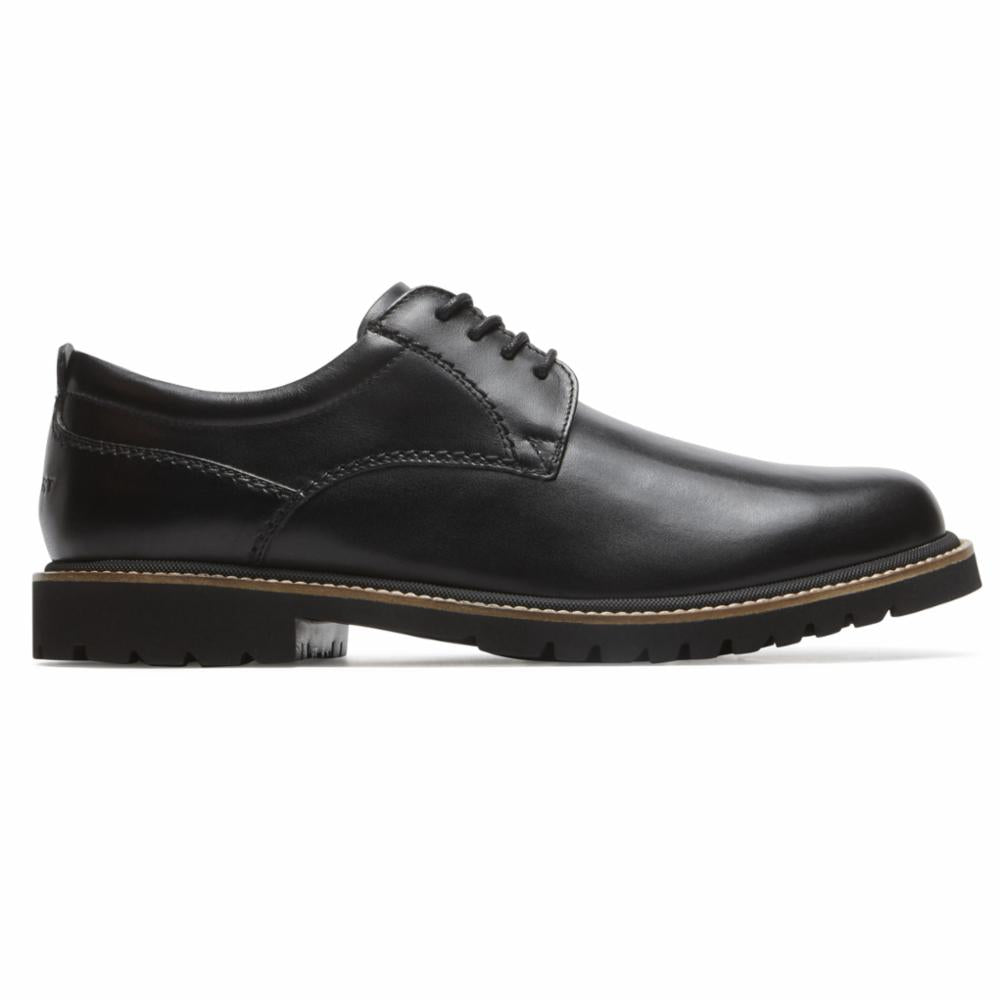 Rockport Men MARSHALL PT OXFORD BLACK/LEATHER 2 – Rockport Canada