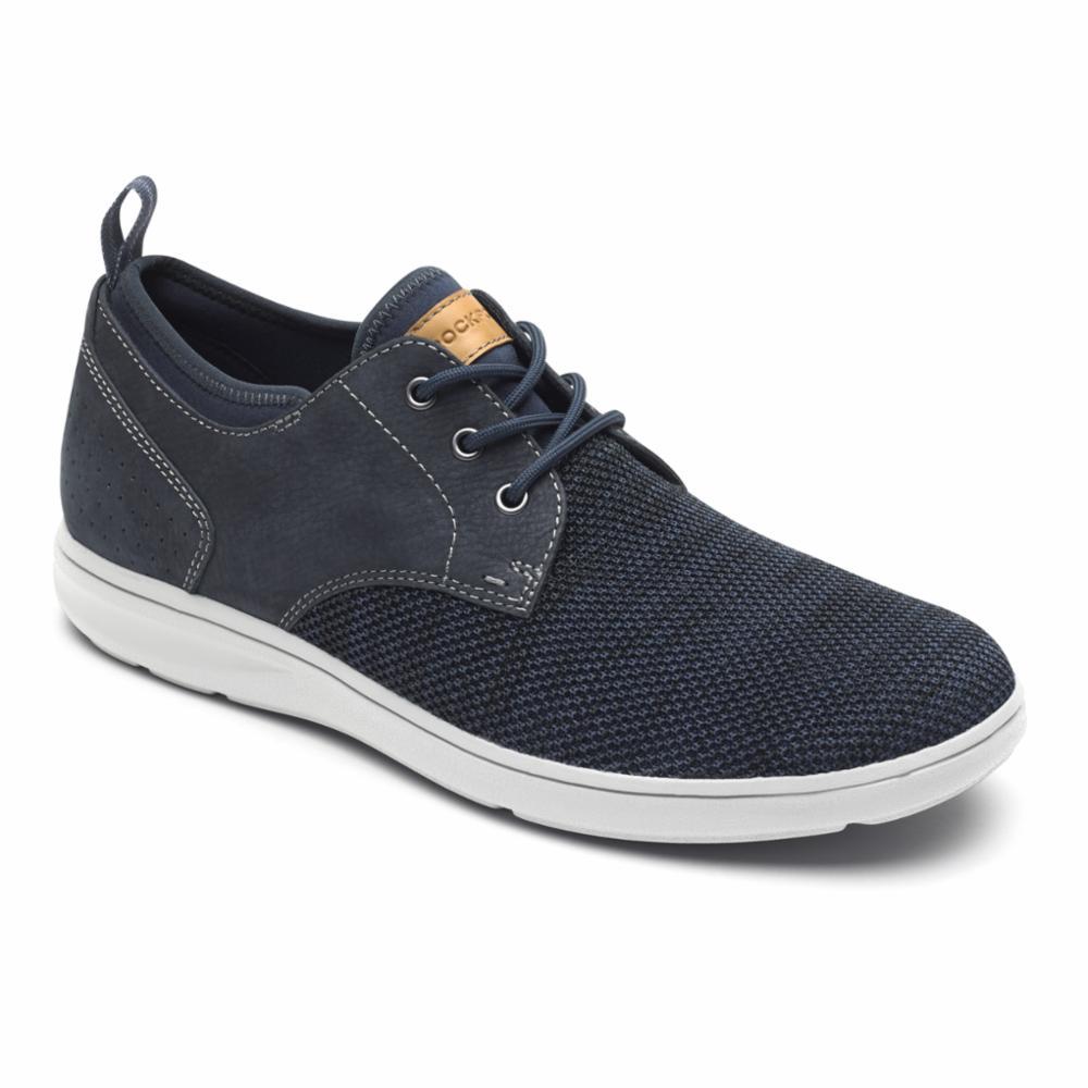 Rockport Men ZADEN PLAIN TOE OX NAVY NUBUCK/MESH – Rockport Canada