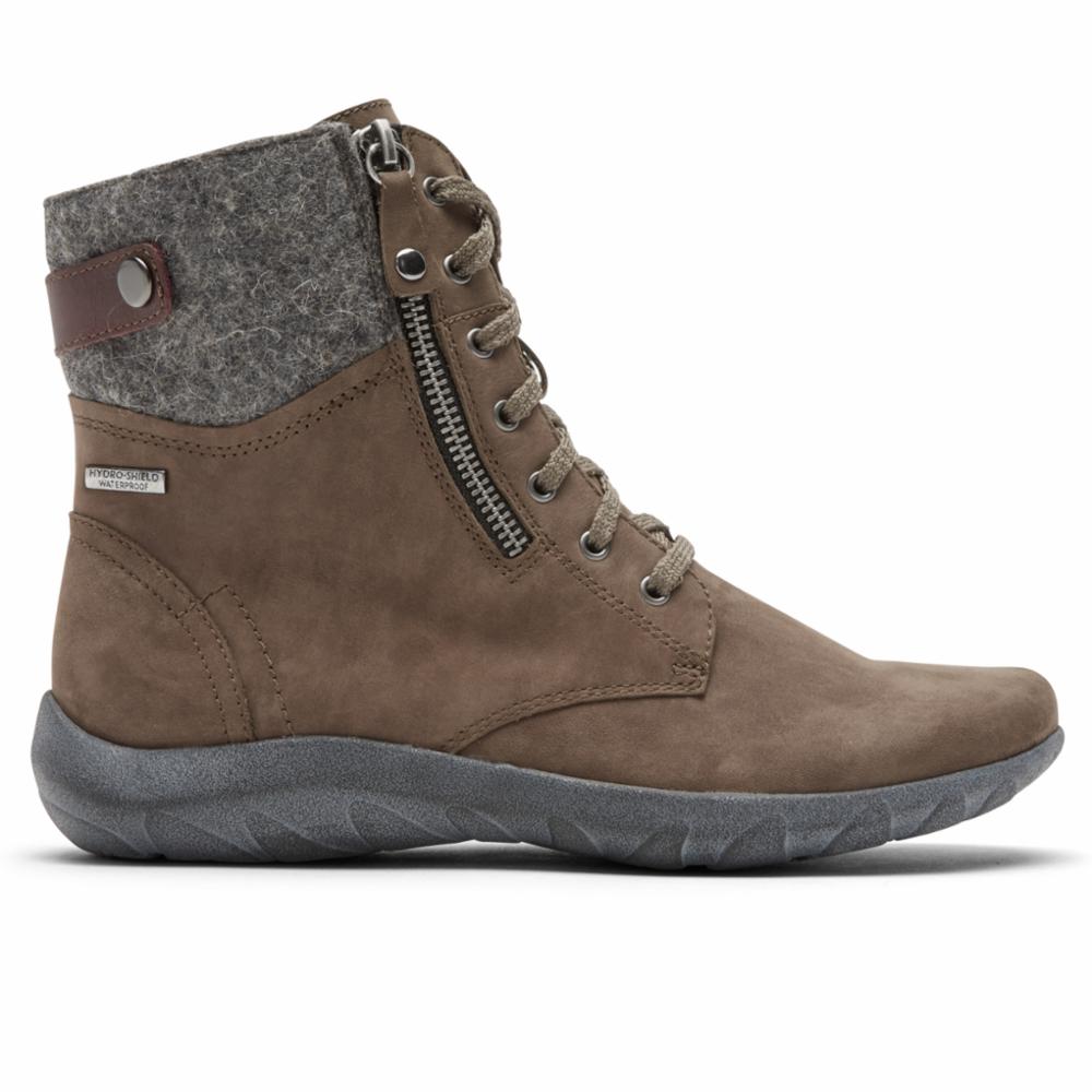 Cobb Hill AMALIE LACE BT WP GREY – Rockport Canada