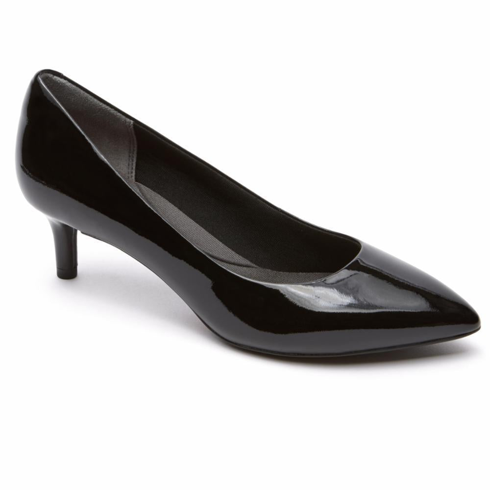 Rockport Women TOTAL MOTION KALILA PUMP BLACK/PATENT – Rockport Canada