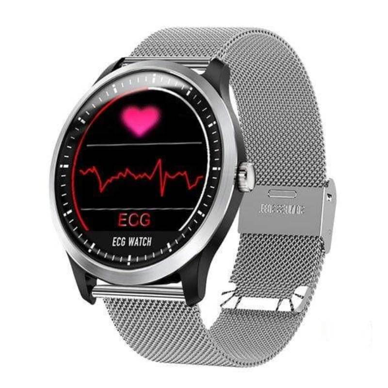 ECG PPG smart watch with electrocardiograph ecg display holter ecg