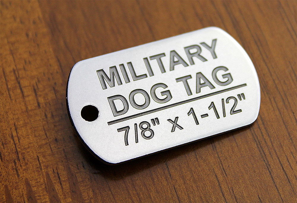 army engraved dog tags for kids