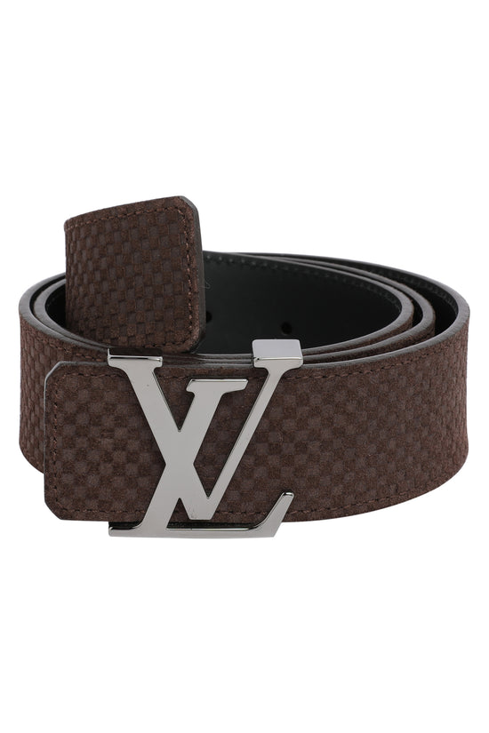 Louis Vuitton Black Leather LV Buckle Belt 85CM Louis Vuitton